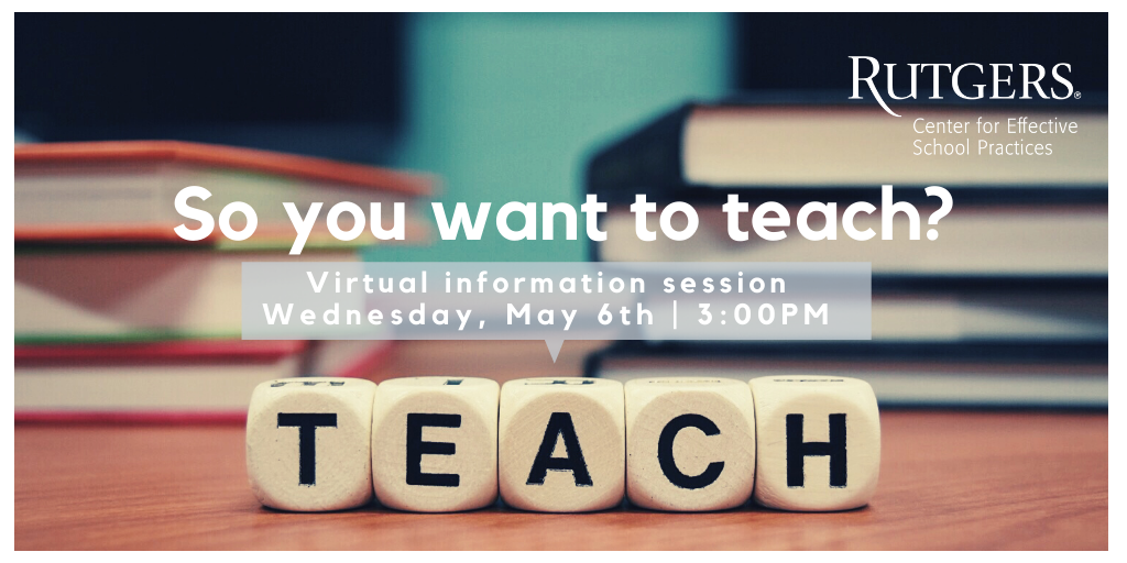 teach test NJ Alternate Route Rutgers University